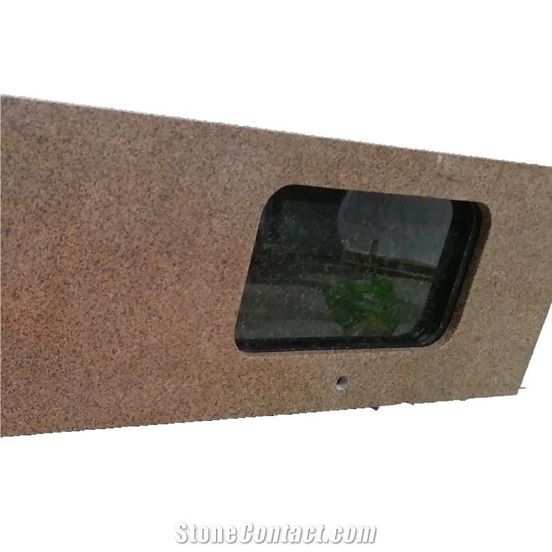 Indian Tropic Brown Kitchen Countertops Customized