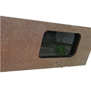 Indian Tropic Brown Kitchen Countertops Customized
