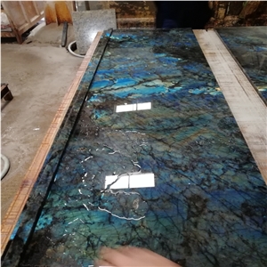 Labradorite Blue Granite Kitchen Stone Countertop