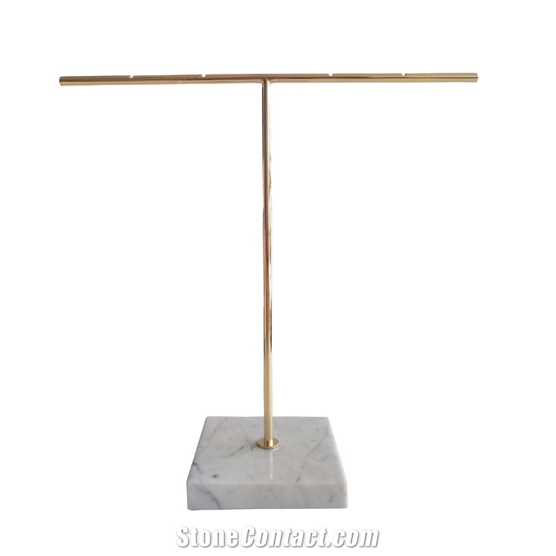 New Style Marble Jewellery Stand , Marble Display
