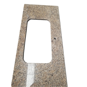 Plantain Yellow Granite Countertop for Bathroom