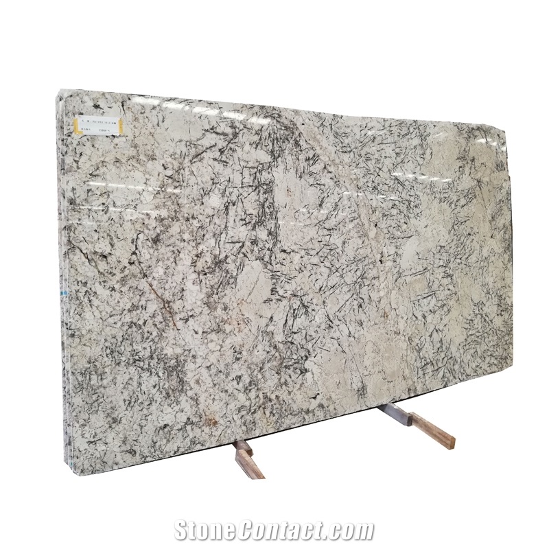 Polished 2cm Brazil Exotic Ice Blue Granite Slab