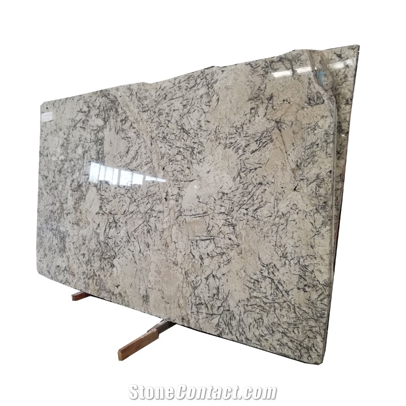 Polished 2cm Brazil Exotic Ice Blue Granite Slab