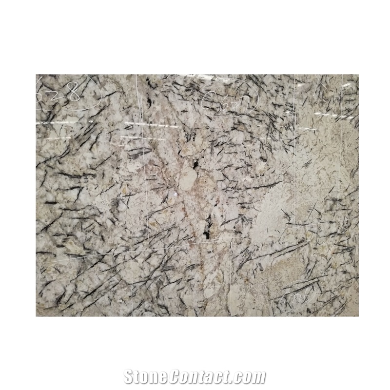 Polished 2cm Brazil Exotic Ice Blue Granite Slab