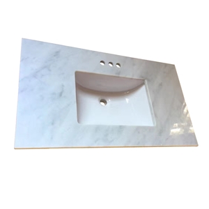 Wholesale Marble Carrara White Vanity Counter Tops