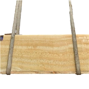Yellow Rosin Jade Onyx Marble Slab 2cm Thickness