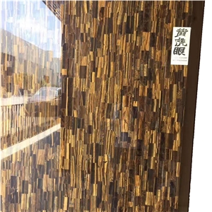 Yellow Tiger Eyes Quartzite Floor Tiles