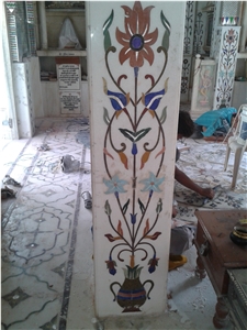 Inlaid Marble Waterjet Floor Carpet Medallions