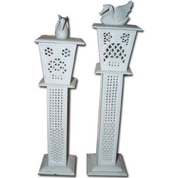 Makrana White Marble Flower Pot