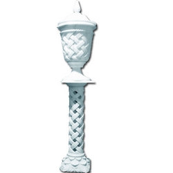 Makrana White Marble Flower Pot