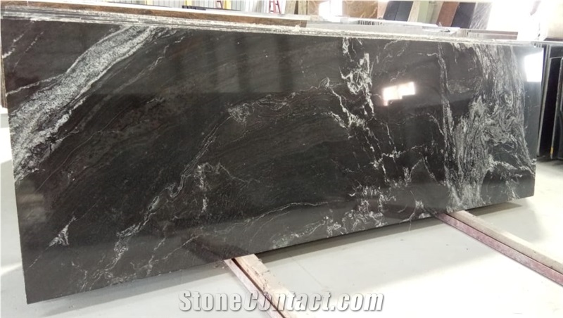Marquino Black Granite Slabs