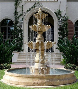 Mint Yellow Sandstone Fountain