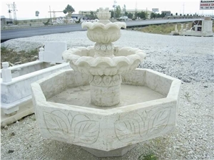 Moon White Marble Fountain