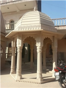 Multi Red Sandstone Gazebo