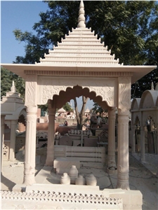Multi Red Sandstone Gazebo