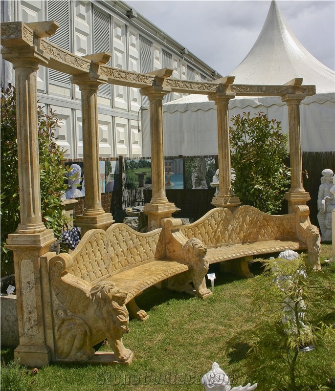 Sandstone Garden Benches
