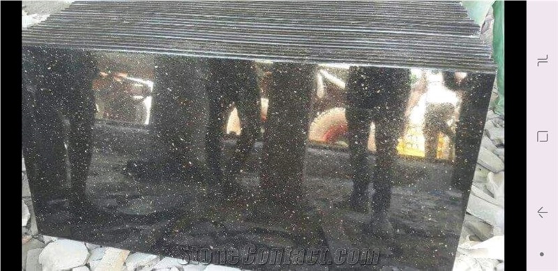 Star Galaxy Black Granite Slabs & Tiles