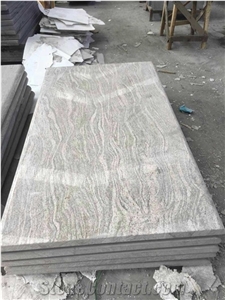China Yellow Juparana Granite Tombstones