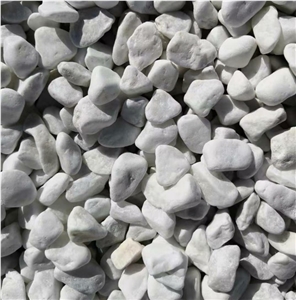 Landscaping Garden Snow White Pebble Stone Cheap