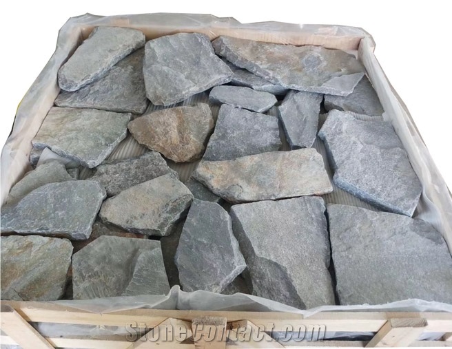 Natural Cheap Price Slate Flagstone In Loose