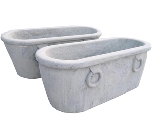 Natural Marble Stone Customized Bathtub
