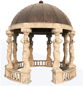 Outdoor Garden Pavilion Marble Gazebo