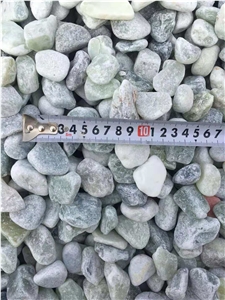 Polished Green Jade Pebble Stone