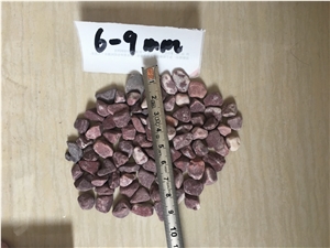 Red Wahsed Tumbled Pebble Stone