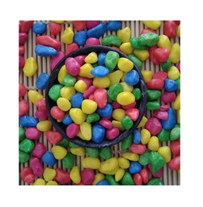 The Dyed Color Natural Stone Decoration Pebbles
