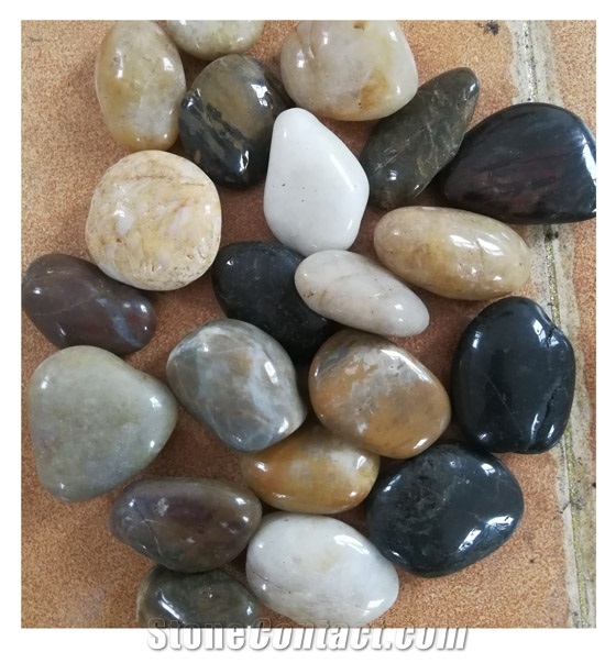 Various Color Natural Stone High Polished Pebbles