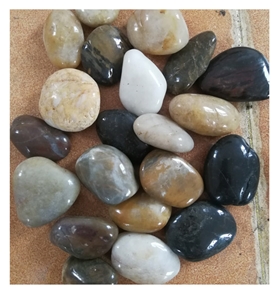 Various Color Natural Stone High Polished Pebbles