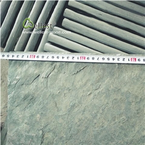 China Patio Paving Stone Split Green Slate Tiles
