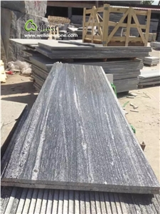 G302 Nero Grey Santiago Granite Paving Slabs
