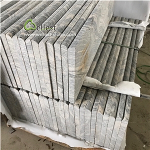 Juparana Grey Granite Stair Treads and Risers