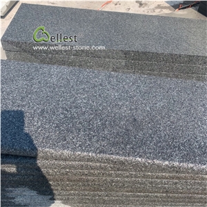New G684 Black Granite Bullnose Stair Step