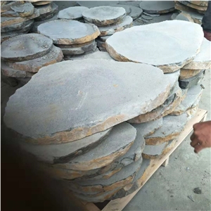 Fargo Black Basalt Flagstone, Stepping Pavers