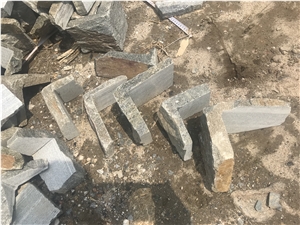 Blue Quartzite Stacked Loose Stone Wall Cladding