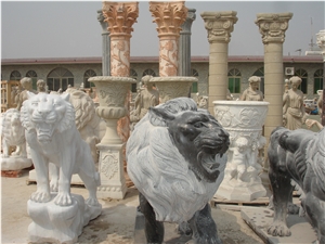 Carved Roman Columns