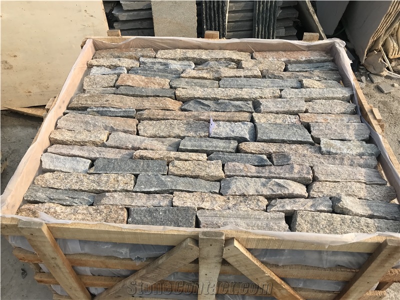 Stacked Dry Loose Stone Tiger Skin Granite