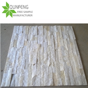 Beige Culture Stone China Quartzite Wall Décor