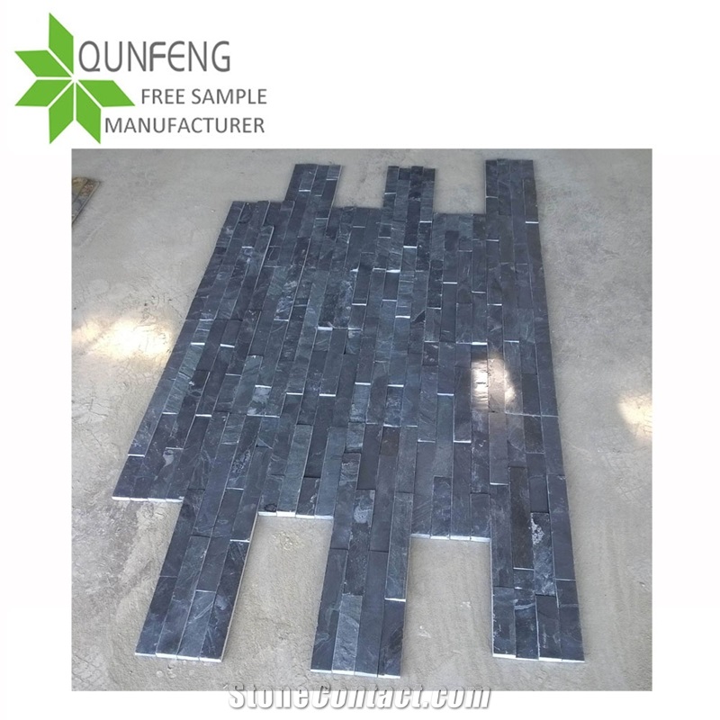 China Black Split Slate Split Face Culture Stone