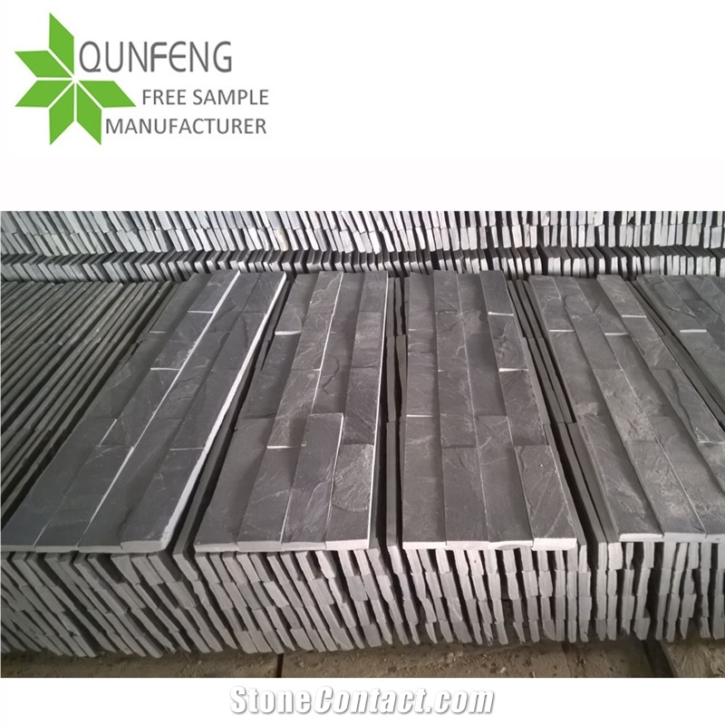 China Black Split Slate Split Face Culture Stone