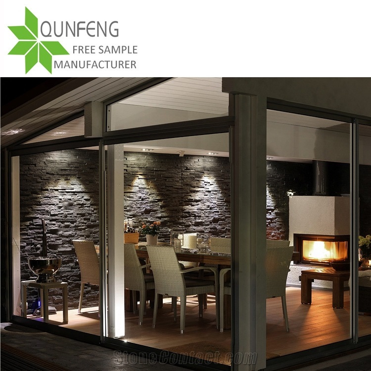 China Ledgestone Veneer Panel Slate Wall Covering