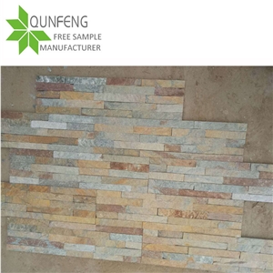 China Quartzite Veneer Wall Panel Culture Stone