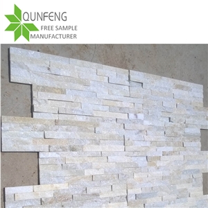 China Quartzite Veneer Wall Panel Culture Stone