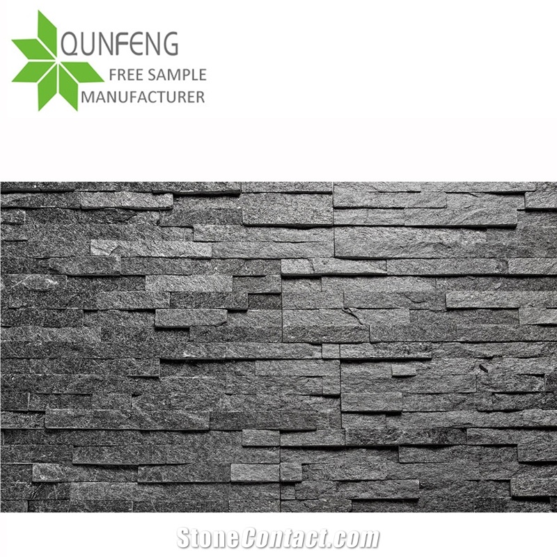 China Wall Cladding Quartzite Stacked Stone Veneer