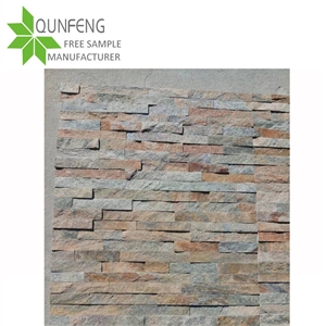 Quartzite Ledgestone Panel Stacked Stone Veneer