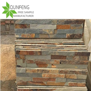 Slate Wall Ledgestone Split Stacked Stone Veneer