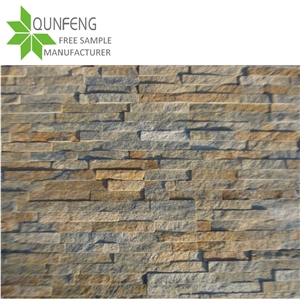 Wall Cladding Panel Quartzite Stacked Stone Veneer