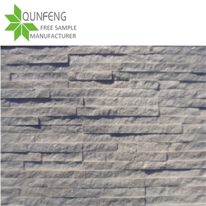 White Culture Stone Panel Quartzite Wall Cladding